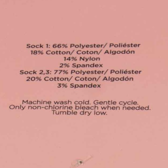 Juicy Couture Three-Pack Sheer Crew Socks - Picture 3 of 5